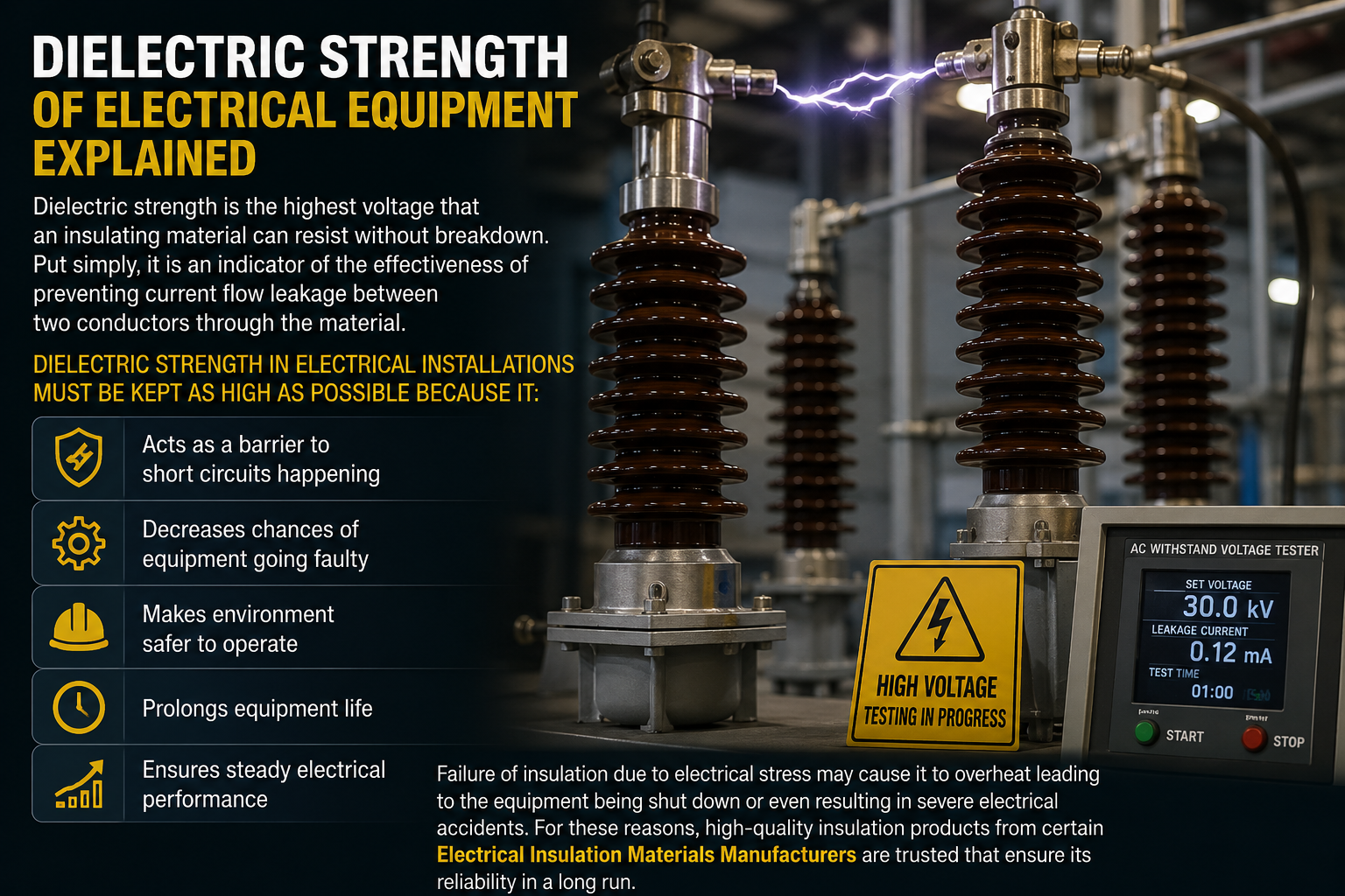 Dielectric Strength of Electrical Equipment Explained