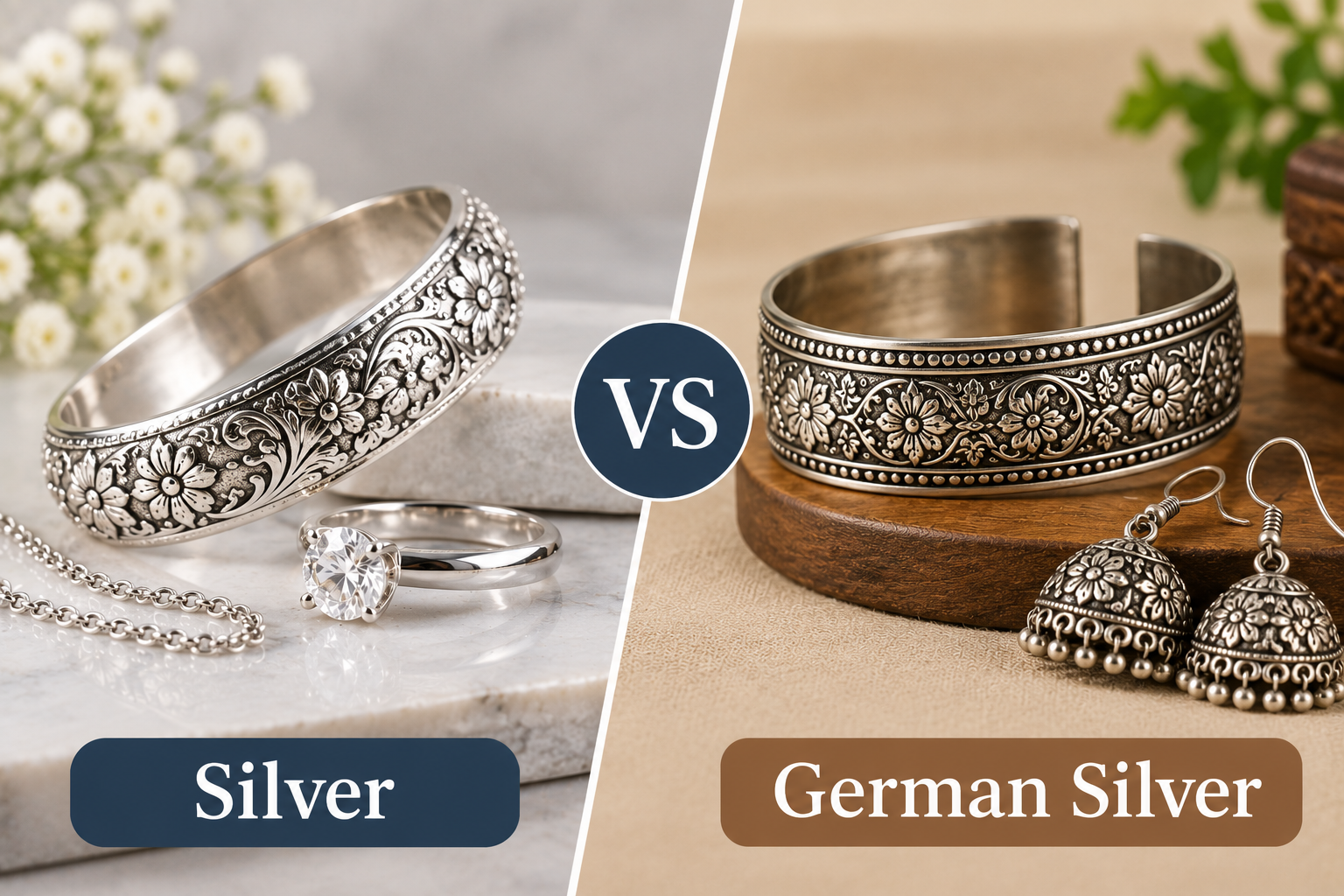 Silver vs. German Silver